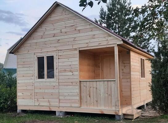 Щитовой дачный домик