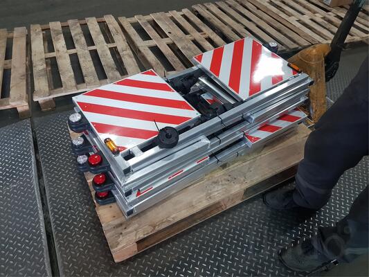 Знак негабарита для трала