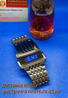 часы Дизель хищник предатор.чёрные золотые