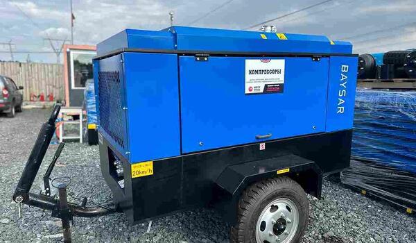 Аренда компрессора на колесах для строительных и выездных работ