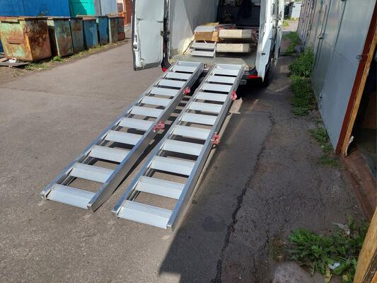 Аппарели алюминиевые приставные