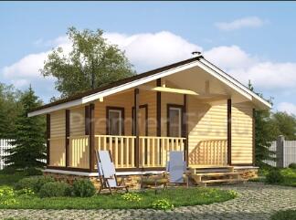 строительство бани из бруса