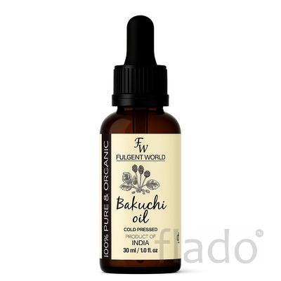Fulgent World Масло бакучи для ухода за кожей, органическое, холодного