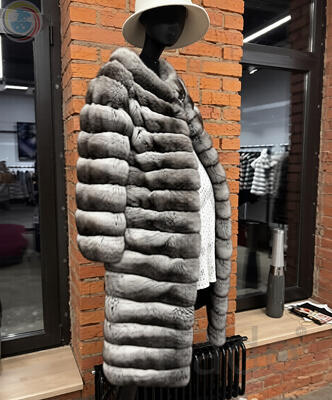 Бережная чистка длинной шубы из соболя, шиншиллы