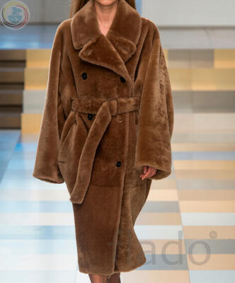 Бережная чистка длинной шубы из мутона, цигейка, каракуля