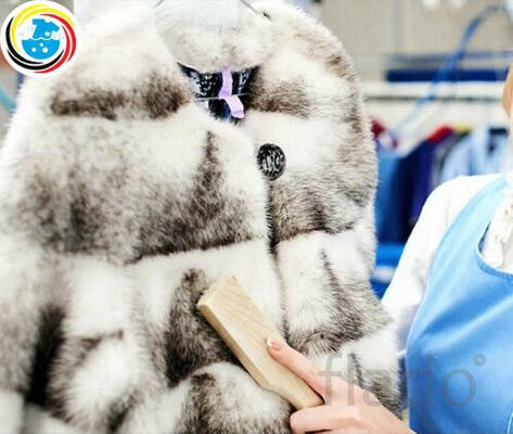 Бережная чистка короткой шубы из бобра, норки, лисы