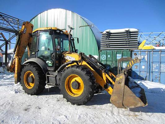 Экскаватор-погрузчик JCB 4CX, 2011 г, вилы
