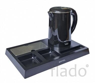 чайник для гостиницы с подносом