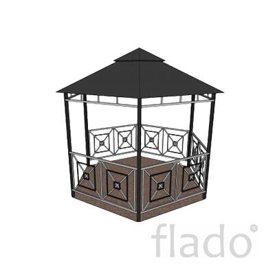 Металлические и кованые беседки в Тюмени