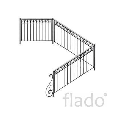 Металлические перила в Тюмени и кованые ограждения лестниц в Тюмени