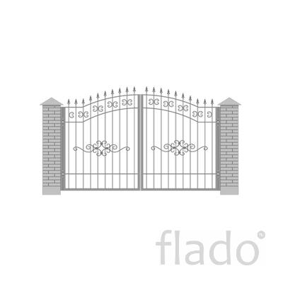 Металлические кованые ворота в Тюмени. (Откатные и распашные) в Тюмени