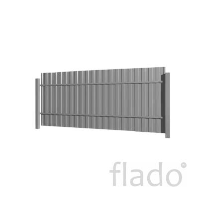 Монтаж заборов из профнастила в Тюмени