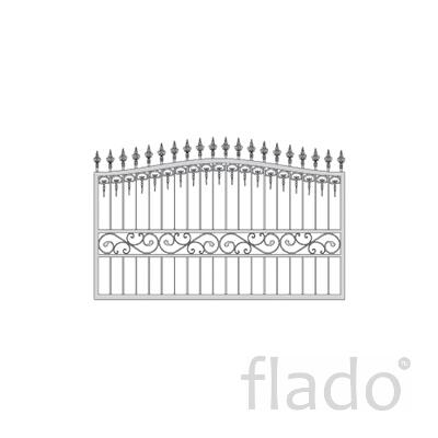 Металлические секционные кованые заборы в Тюмени