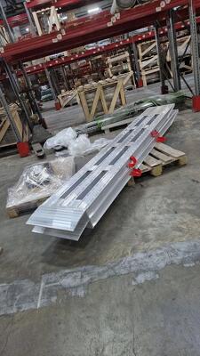 Аппарели алюминиевые для тяжелой спецтехники до 8 тонн