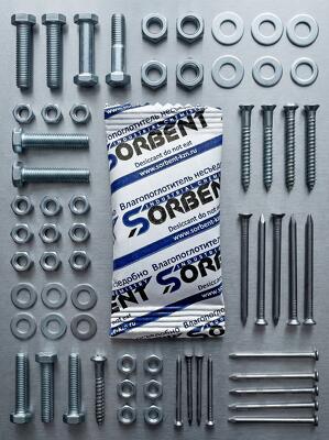 Силикагель фасованный ОВТМ ВК SORB-DRY BAG COLOR PLUS по 250г