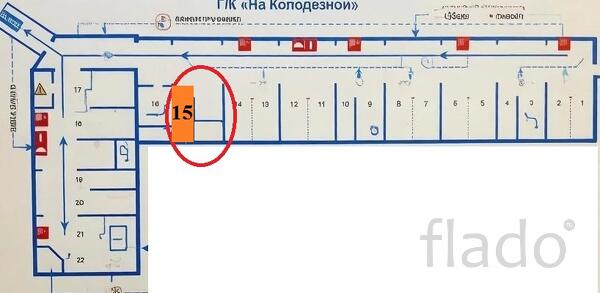 Машиноместо, 19 м²