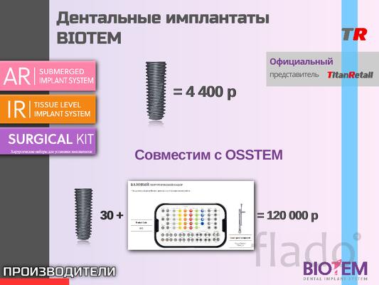 Дентальные имплантаты BIOTEM
