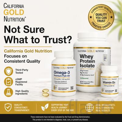 California Gold Nutrition — Quality Supplements You Can Trust