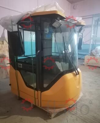 Кабина жёлтая для фронтальных погрузчиков Fukai SZM HZM Bull SL CTK