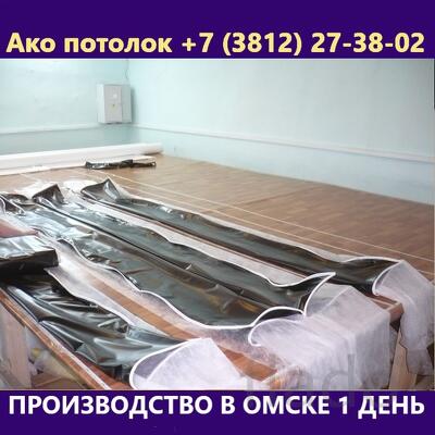 Гарпуненный натяжной потолок купить в Омске