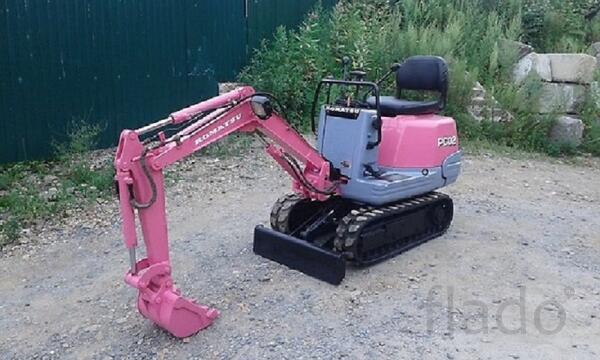 Японский мини-экскаватор Komatsu PC-02