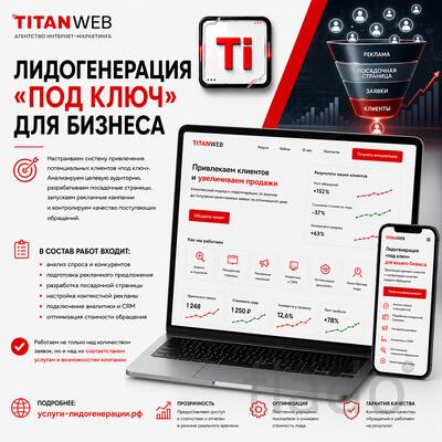 Лидогенерация «под ключ» для бизнеса