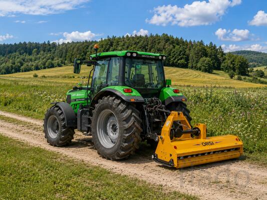 Молотковая косилка для трактора ORSI RANGER измельчает до 3 см