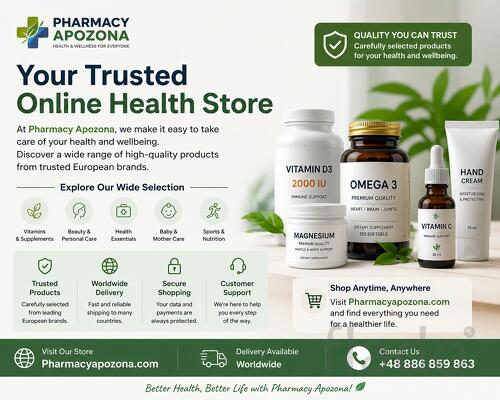 Pharmacy Apozona – Ваш надежный интернет-магазин товаров для здоровья