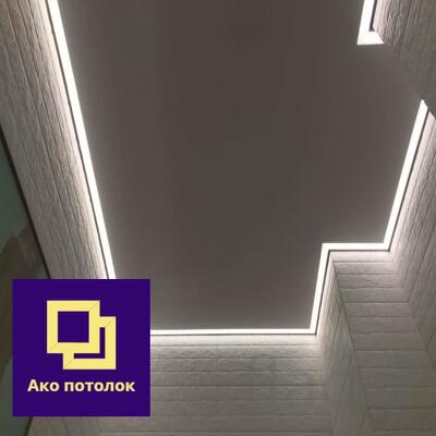 Монтаж парящего натяжного потолка цена в Омске