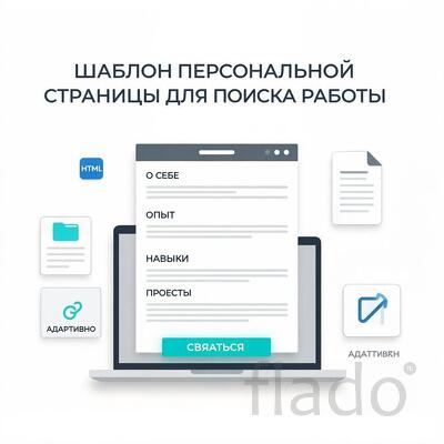 Шаблон персональной страницы для поиска работы - новый тренд