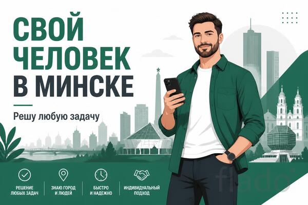 Свой человек в Минске — решу любую задачу