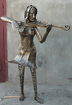 скульптура"Девочка и скрипка"