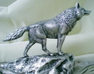 Скульптура из металла"Волк"