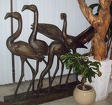 скульптура"Стая фламинго"