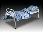 Кровати одноярусные для бытовок, кровати металлические для казарм