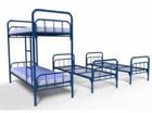 Кровати металлические трехъярусные для рабочих в общежитие, кровати ме
