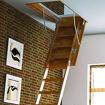 Чердачная лестница деревянная