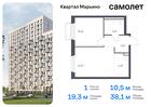 1-к квартира, 38 м², 15/17 эт.