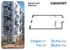 1-к квартира, 36 м², 2/8 эт.