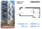 1-к квартира, 24 м², 9/9 эт.