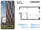 1-к квартира, 23 м², 2/17 эт.