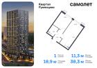 1-к квартира, 38 м², 20/24 эт.