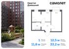 1-к квартира, 33 м², 2/19 эт.