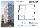 1-к квартира, 32 м², 17/17 эт.