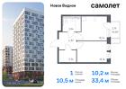 1-к квартира, 33 м², 14/17 эт.