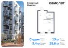 1-к квартира, 25 м², 7/7 эт.