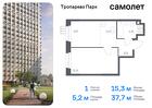 1-к квартира, 37 м², 2/16 эт.