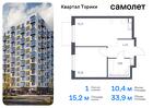 1-к квартира, 33 м², 8/13 эт.