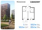 1-к квартира, 33 м², 9/17 эт.