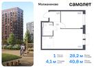 1-к квартира, 40 м², 2/5 эт.